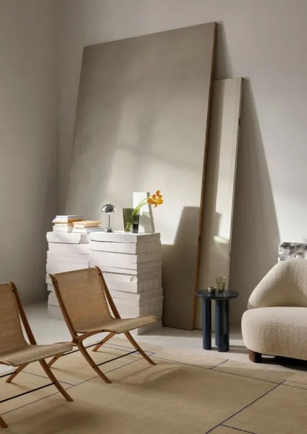 Normann Copenhagen Sitzgelegenheiten-&Tradition X HM10 Loungesessel, Eiche mit Walnusseinsätzen - Natur