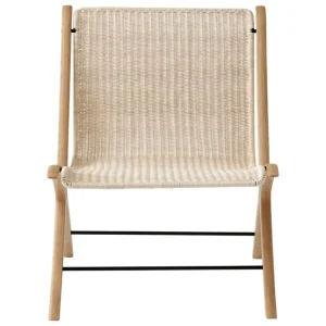 Normann Copenhagen Sitzgelegenheiten-&Tradition X HM10 Loungesessel, Eiche mit Walnusseinsätzen - Natur