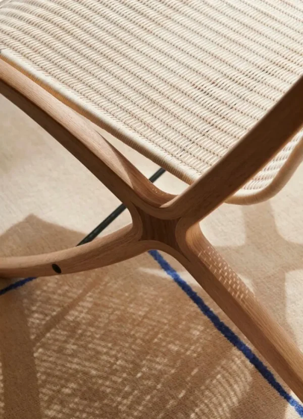 Normann Copenhagen Sitzgelegenheiten-&Tradition X HM10 Loungesessel, Eiche mit Walnusseinsätzen - Natur