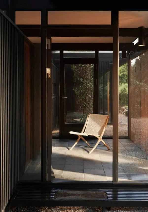 Normann Copenhagen Sitzgelegenheiten-&Tradition X HM10 Loungesessel, Eiche mit Walnusseinsätzen - Natur