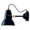 Anglepoise Wandleuchten-Original 1227 Brass Wandleuchte, Tintenblau