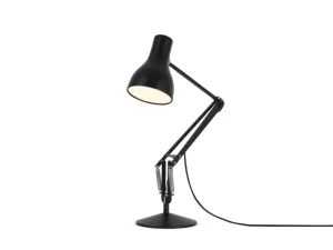 Luxo Schreibtischlampen | Tischlampen-Anglepoise Type 75 Schreibtischleuchte, Tiefschwarz