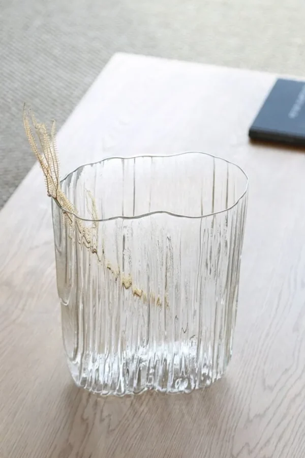 Antrei Hartikainen Glaskunst | Dekorationsgegenstände^Melt Vase, XL, Transparent