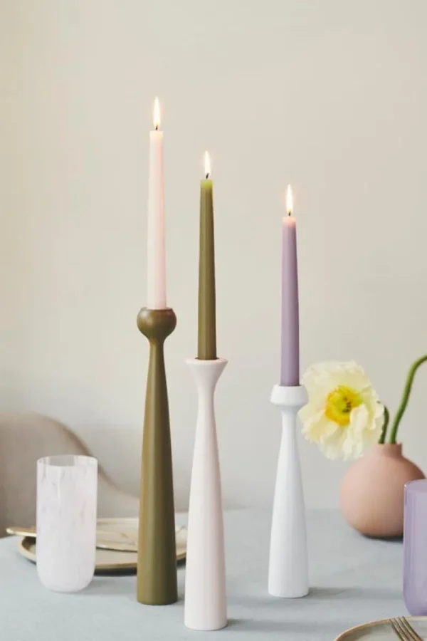 Uyuni Lighting Kerzen Und Kerzenhalter-applicata Rose Kerzenhalter, kühles Grau