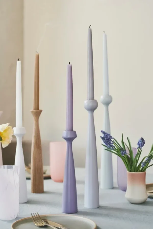 Audo Copenhagen Kerzen Und Kerzenhalter-applicata Tulip Kerzenhalter, Himmelblau
