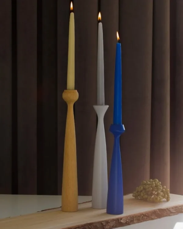 Uyuni Lighting Kerzen Und Kerzenhalter-applicata Tulip Kerzenhalter, Eiche