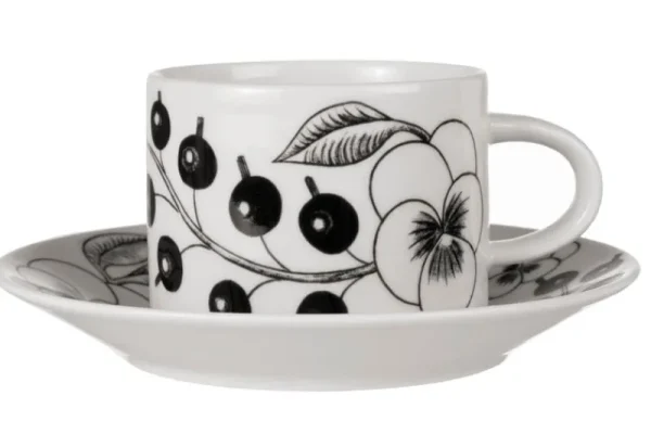 Arabia Geschirr^Untertasse Paratiisi 16,5 cm, schwarz