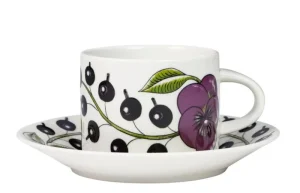Arabia Geschirr^Untertasse Paratiisi 14 cm, violett