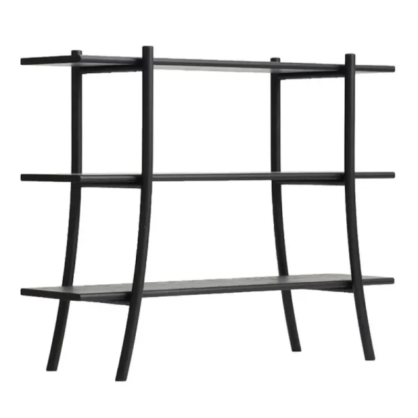 String Furniture Regale-Ariake Regal Skyladder, niedrig, schwarz