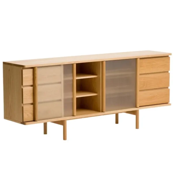 Poiat Aufbewahrungsmöbel-Ariake Rikyu Sideboard, Eiche