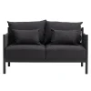 &Tradition Sofas Und Liegen-Ariake Sofa Braid, Zweisitzer, schwarz