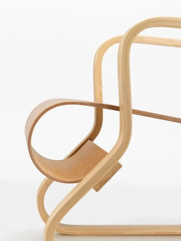 Hem Sitzgelegenheiten-Artek Aalto Armchair 41 „Paimio“, Jubiläumsausgabe, Birke geölt