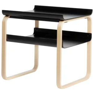 Petite Friture Tische-Artek Aalto Beistelltisch 915, schwarz/Birke