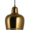 Louis Poulsen Deckenleuchten-Artek Aalto Hängeleuchte A330S „Golden Bell Savoy“, Messing