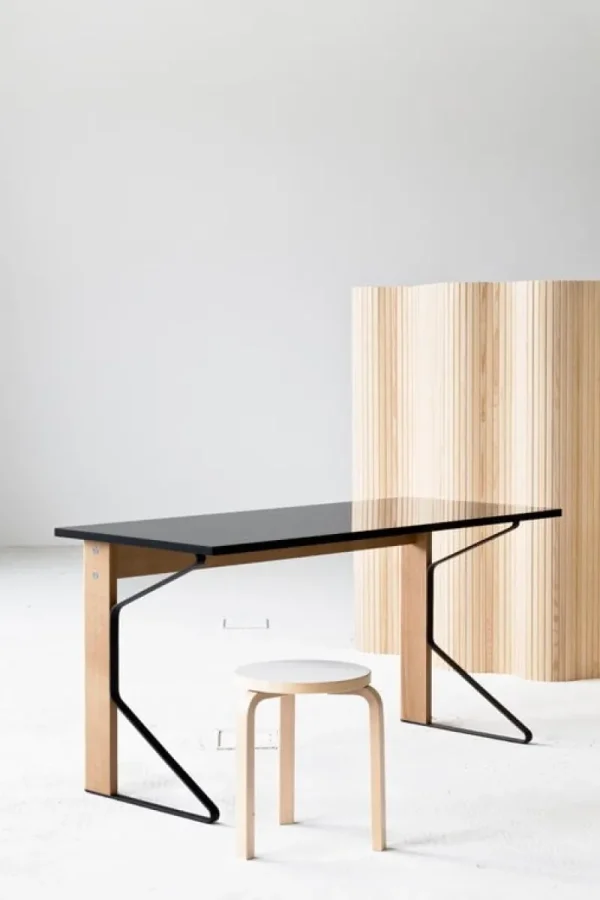 Muuto Sitzgelegenheiten-Artek Aalto Hocker 60, weißes Laminat