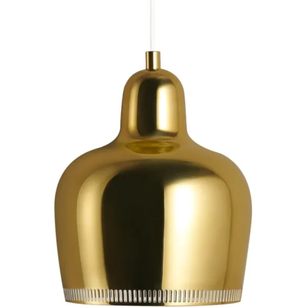 Nuura Deckenleuchten-Artek Aalto Pendelleuchte A330S „Golden Bell“, Messing