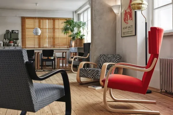 LYFA Deckenleuchten-Artek Aalto Pendelleuchte A331 „Beehive“, weiß/Chrom