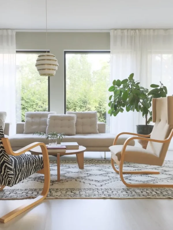 Artek Deckenleuchten-Aalto Pendelleuchte A331 „Beehive“, weiß/ Messing