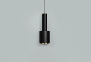 Muuto Deckenleuchten-Artek Aalto Pendelleuchte A110 „Hand Grenade“, schwarz