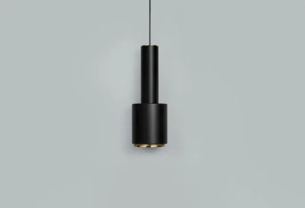 Muuto Deckenleuchten-Artek Aalto Pendelleuchte A110 „Hand Grenade“, schwarz