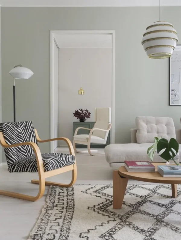 Artek Deckenleuchten-Aalto Pendelleuchte A331 „Beehive“, weiß/ Messing