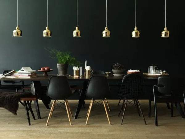 Nuura Deckenleuchten-Artek Aalto Pendelleuchte A330S „Golden Bell“, Messing