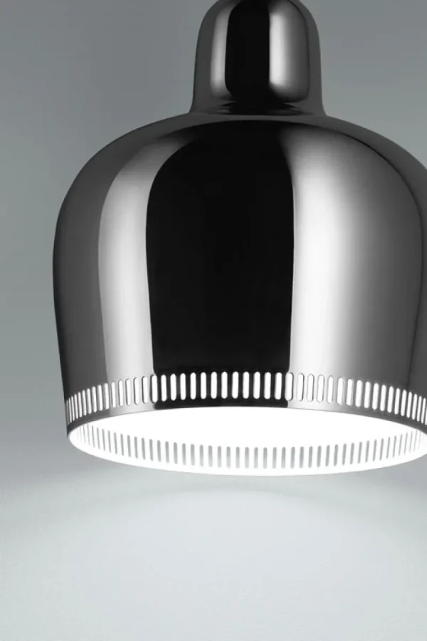 Nuura Deckenleuchten-Artek Aalto Pendelleuchte A330S „Golden Bell“, Chrom