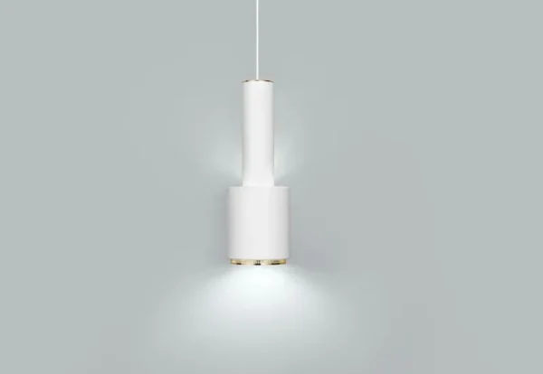 Muuto Deckenleuchten-Artek Aalto Pendelleuchte A110 „Hand Grenade“, weiß