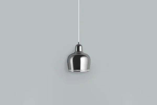 Nuura Deckenleuchten-Artek Aalto Pendelleuchte A330S „Golden Bell“, Chrom