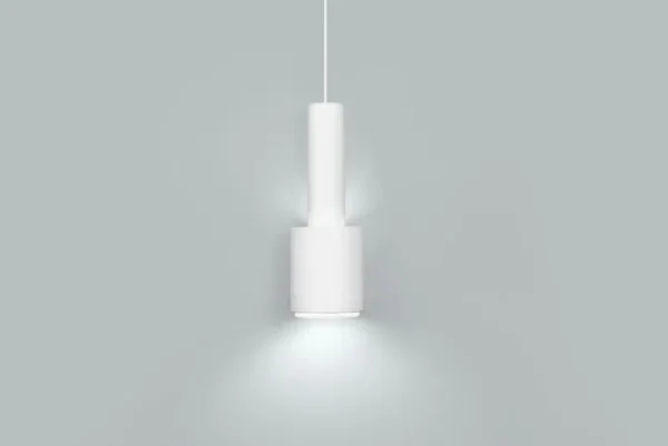 Normann Copenhagen Deckenleuchten-Artek Aalto Pendelleuchte A110 „Hand Grenade“, komplett weiß