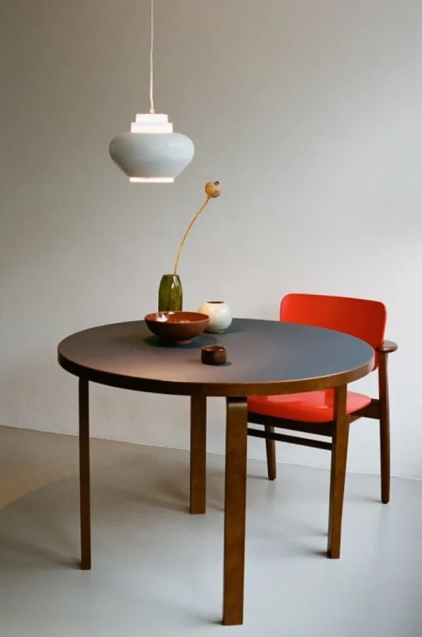 Secto Design Deckenleuchten-Artek Aalto Pendelleuchte A333 "Turnip", weiß