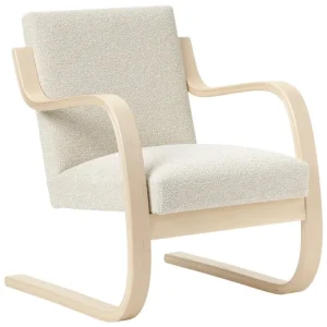 Muuto Sitzgelegenheiten-Artek Aalto Sessel 402, Birke - Cremefarben/Pearl Nubia 02
