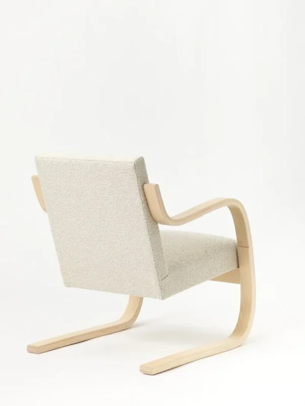 Muuto Sitzgelegenheiten-Artek Aalto Sessel 402, Birke - Cremefarben/Pearl Nubia 02