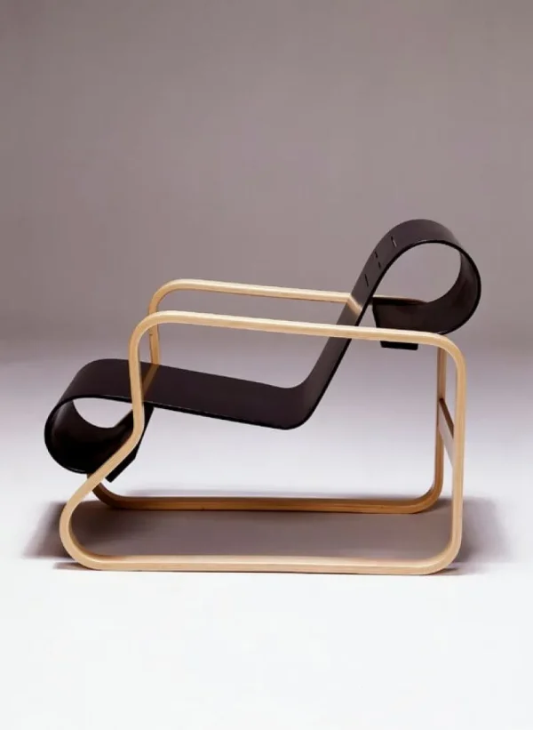 Normann Copenhagen Sitzgelegenheiten-Artek Aalto Sessel 41 „Paimio“, schwarz