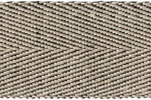HAY Sitzgelegenheiten-Artek Aalto Stuhl 611, Schwarz – naturfarbenes/schwarzes Gewebe