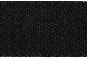 HAY Sitzgelegenheiten-Artek Aalto Stuhl 611, schwarz/schwarzes Gurtband