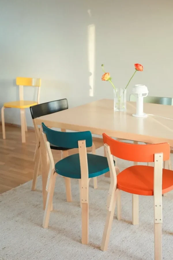 HAY Sitzgelegenheiten-Artek Aalto Stuhl 69, schwarz