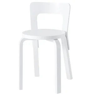 Muuto Sitzgelegenheiten-Artek Aalto Stuhl 65, weiß