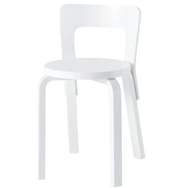 Muuto Sitzgelegenheiten-Artek Aalto Stuhl 65, weiß