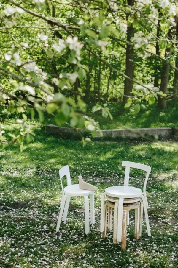 Muuto Sitzgelegenheiten-Artek Aalto Stuhl 65, weiß