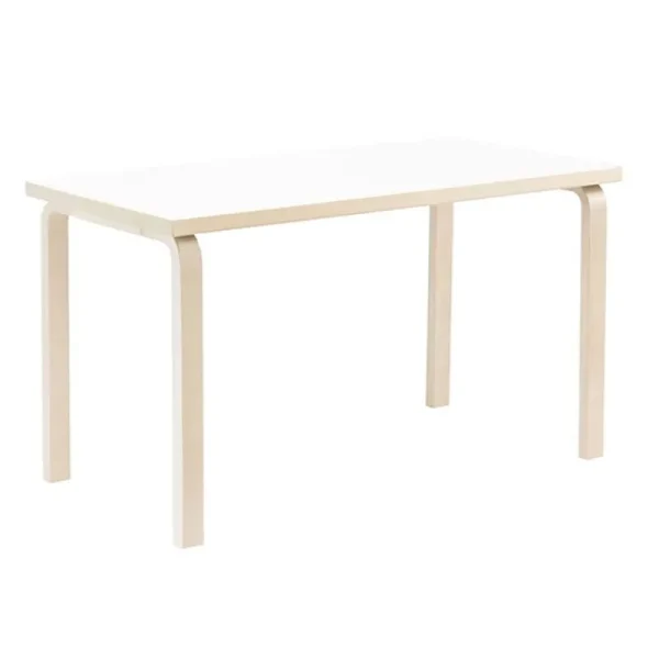 Mattiazzi Tische-Artek Aalto Tisch 81A, Birke - Laminat weiß