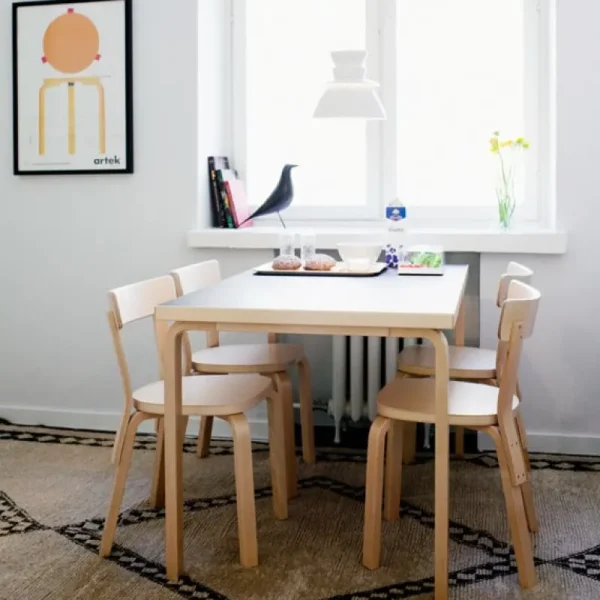 Fritz Hansen Tische-Artek Aalto Tisch 81B, Birke