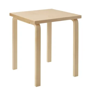 Artek Tische-Aalto Tisch 80C, 60 x 60 cm, Birke