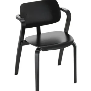 Vitra Sitzgelegenheiten-Artek Aslak Stuhl, Schwarz