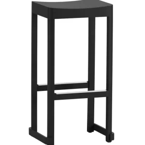 Muuto Sitzgelegenheiten-Artek Atelier Barhocker, 75 cm, Schwarz