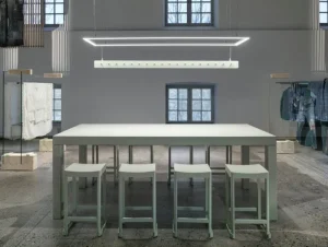 HAY Sitzgelegenheiten-Artek Atelier Barhocker, 65 cm, Dunkelrot