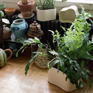 Artek Indoor-gardening^Übertopf Riihitie A, klein, weiß glänzend