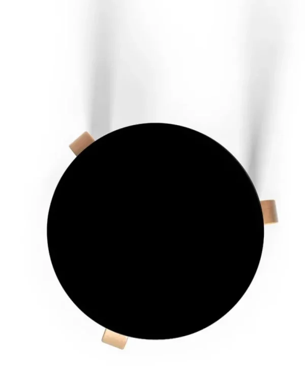 Artek Sitzgelegenheiten-Hocker Aalto 60, schwarz – Birke