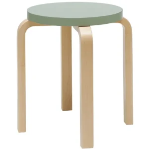 Kartell Sitzgelegenheiten-Artek Hocker Aalto E60, grün – Birke