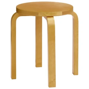 Normann Copenhagen Sitzgelegenheiten-Artek Hocker Aalto E60, Honig